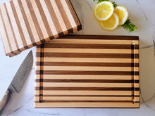 Load image into Gallery viewer, Set of 2 Maple &amp; Walnut Cutting Boards
